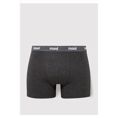 Mavi 3lü Gri Basic Boxer 0911407-23854