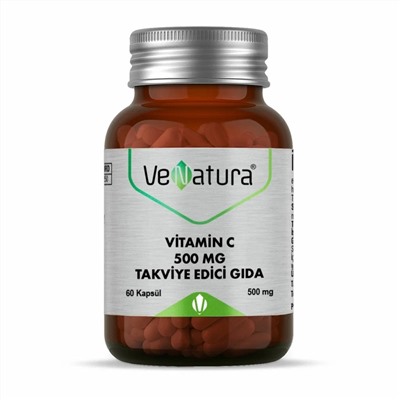 VITAMiN C 500 MG TAKVIYE EDICI GIDA 60 cap Venatura