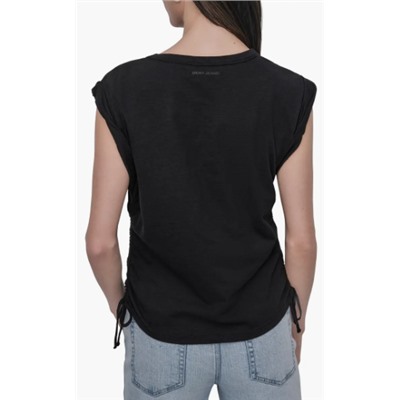 Ruched Knit Top DKNY Jeans