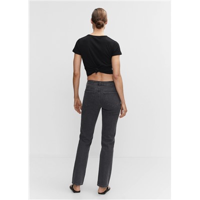 Jeans rectos tiro medio confort