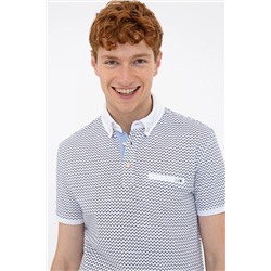 Erkek Beyaz Polo Yaka Tişört