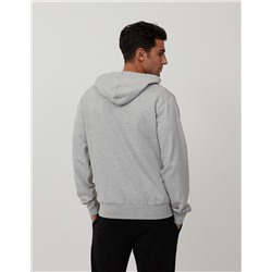 Chaqueta de Punto con Capucha, Gris