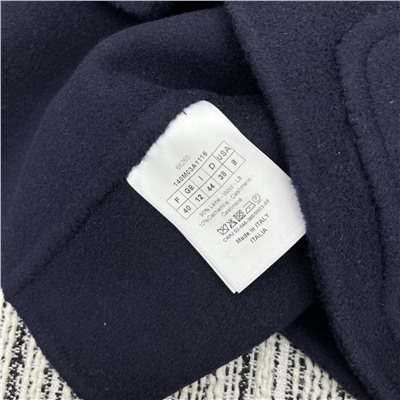 Серия Dio*, новая короткая двусторонняя шерстяная куртка с лацканами, ткань из смесовой шерсти и кашемира, пятиконечная звезда по индивидуальному заказу, двубортный ремень в тон, высококачественное качество