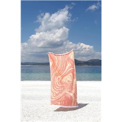İrya, Sahara %100 Pamuk Peştemal Turuncu/Sarı 90x170