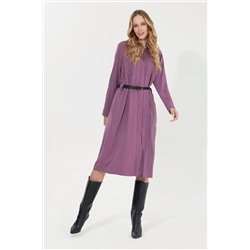 Kadın Menekşe Dokuma Elbise
