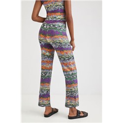 Pantalón acampanado space dye