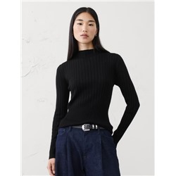 Merino Wool Ribbed Sweater