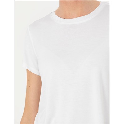 Beyaz Regular Fit Basic Tişört