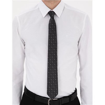 Beyaz Slim Fit Uzun Kollu Basic Gömlek