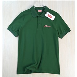 Простая повседневная мужская рубашка-поло из хлопкового пике КЕНЗ*О