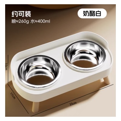 Пластиковая миска с стальными тарелочками