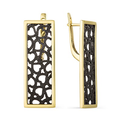 Серьги серебро 52837YB