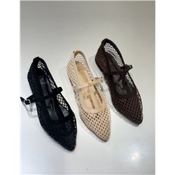 Балетки черные