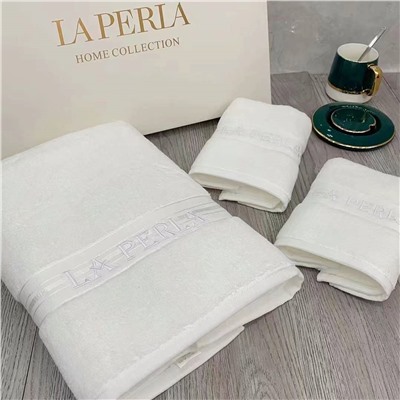 Лаперла полотенце набор 128¥ Египетский хлопок  Размер: 34*76см 2шт      70*150см 1шт