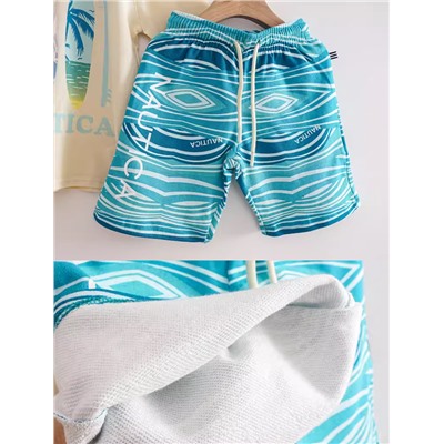 Хлопковый костюм для мальчиков на лето