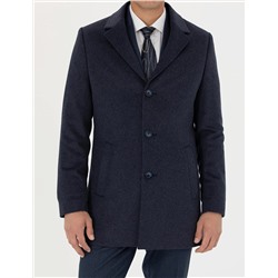 İndigo Ex. Slim Fit Kaşe Kaban