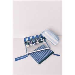 Pack 3 neceseres Snoopy rayas