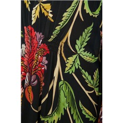 Vestido largo loose manga ancha 3/4