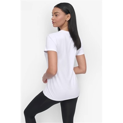 OMBRE OUTLINE LOGO CREW NECK TEE