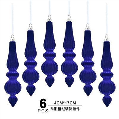 Очень красивые бархатные елочные игрушки