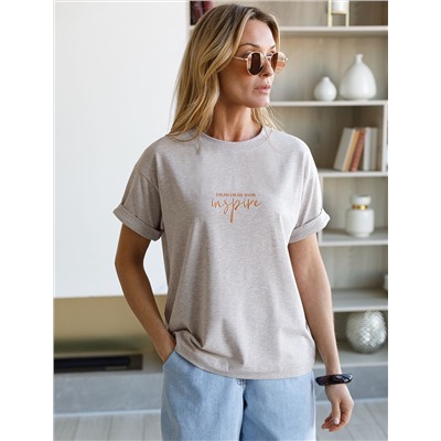 Футболка из премиального хлопка с авторским принтом