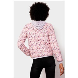 Anorak light Blanco y rosa