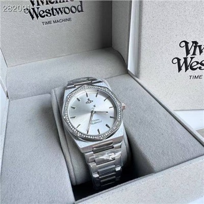 Женские наручные часы инкрустированные кристаллами  Vivienn*e Westwoo*d