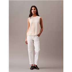 Flowing Sleeveless Printed Tank Top