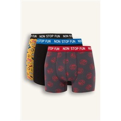 DeFacto Regular Fit 3lü Boxer B4782AX24WN