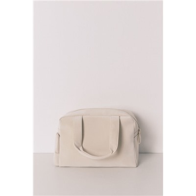 Neceser grande rubber beige