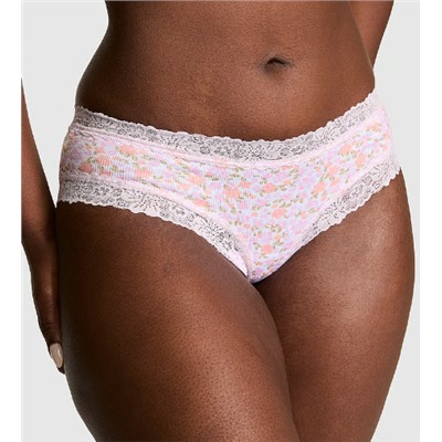 PINK Wink™ Lace-Trim Cheeky Panty