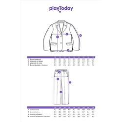 Костюм (Пиджак+Брюки) PLAYTODAY, 1029582