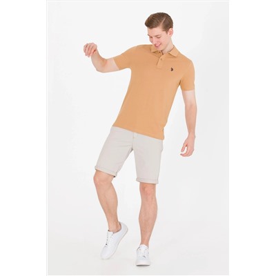 Erkek Camel Basic Polo Yaka Tişört