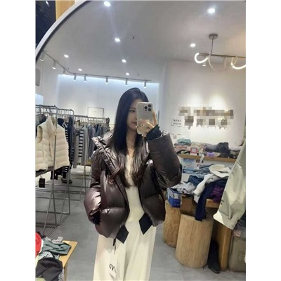 Оригинальный женский  пуховик стандартного кроя ZAR*A