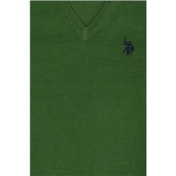 Erkek Çocuk Yeşil Basic Kazak