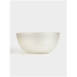 Салатник, 24х11 см, 1,7 л, стекло, молочный/шампань, Marbella