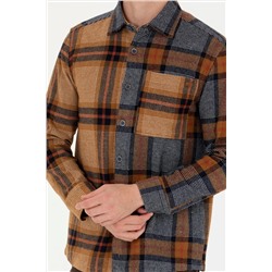 Erkek Oduncu Camel Gömlek