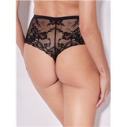 Трусы Sublime стринги с завышенной талией (черн) Alles