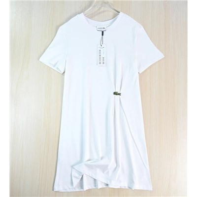 Плиссированное хлопковое платье 2 цвета ЛАКОСТ*Е