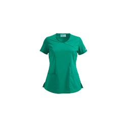 UA Butter-Soft STRETCH Scrubs V-Neck Mock Wrap Top
