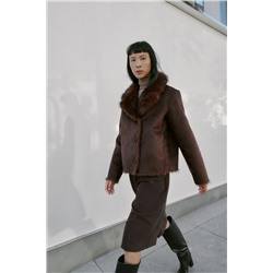 REVERSIBLE DOUBLE-FACED FAUX FUR JACKET