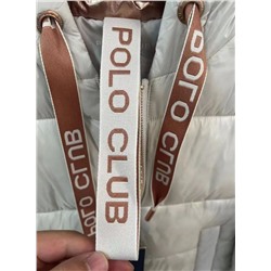 Повседневное хлопковое пальто с капюшоном ПОЛ*О