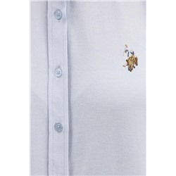 Kadın Açık Mavi Uzun Kollu Basic Gömlek