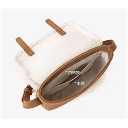 Милая плюшевая сумка через