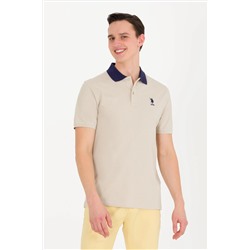 Erkek Taş Polo Yaka Tişört