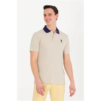 Erkek Taş Polo Yaka Tişört