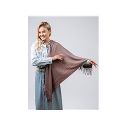 Платок Lanotti двухсторонний Сердце природы бордовый /№62