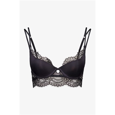 Sujetador GORGEOUS push-up encaje negro