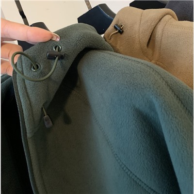 Плотная двухсторонняя флисовая мужская куртка