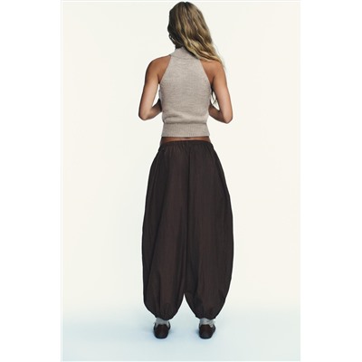 NYLON BALLOON TROUSERS